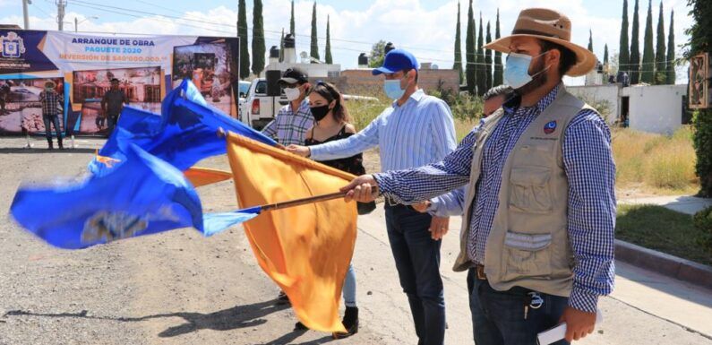 Da inicio la rehabilitación de la calle Felipe Ángeles