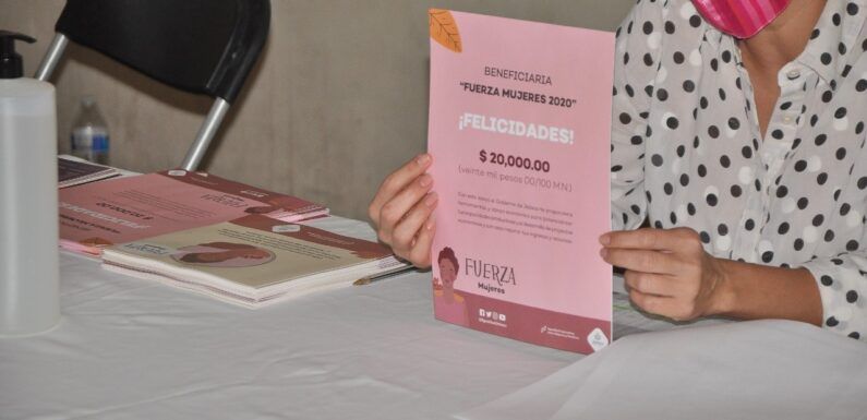 Beneficiarán a 48 mujeres con el programa Fuerza Mujer para impulsar actividad comercial