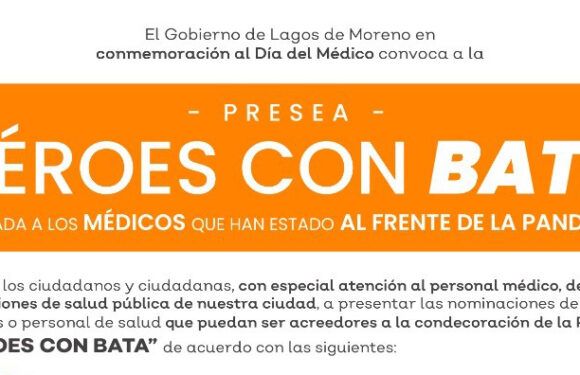 Gobierno Municipal reconocerá a los «Héroes con Bata»