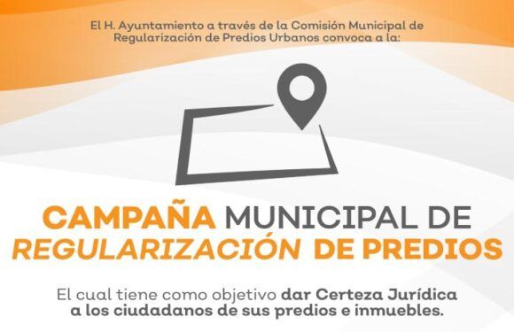 Invitan a regularizar predios urbanos y rústicos