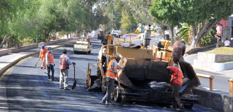 Registra avance del 85 %  remodelación de Av. Democracia