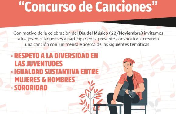 Convoca Atención a la Juventud a concurso de canción denominado Componiéndola