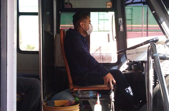 Supervisa tránsito municipal que se cumplan medidas sanitarias en transporte público