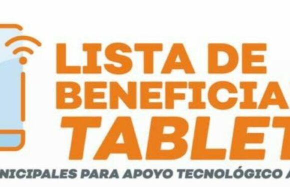 Dan a conocer la lista con los 200 beneficiados de las tablets