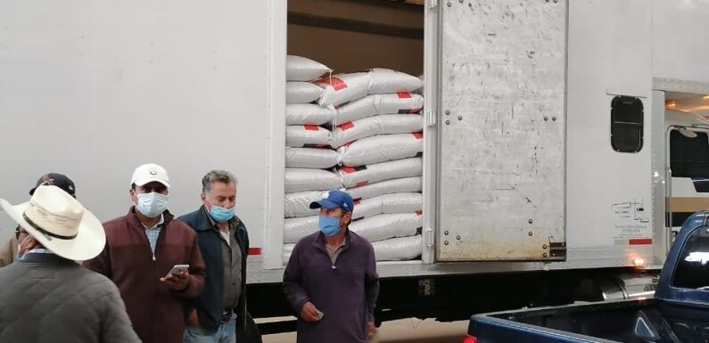 Entregan apoyo de forraje a productores encarnacionenses