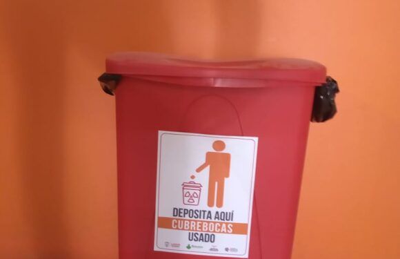Instalará Gobierno Municipal contenedores exclusivos para cubrebocas usados