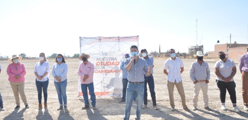 Inicia construcción de nueva Unidad Deportiva en la delegación de Betulia