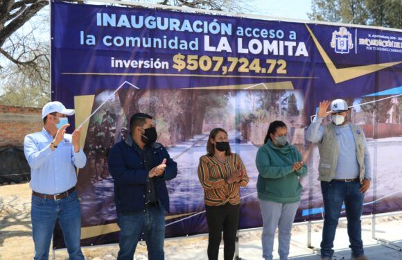 Inauguran trabajos en La Lomita en Encarnación de Díaz