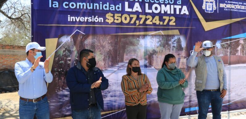 Inauguran trabajos en La Lomita en Encarnación de Díaz