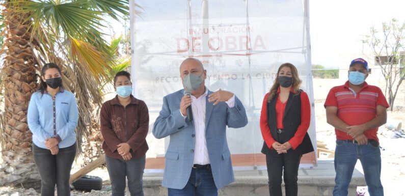 Entregan domos en las comunidades de el Jaralito y el Maguey