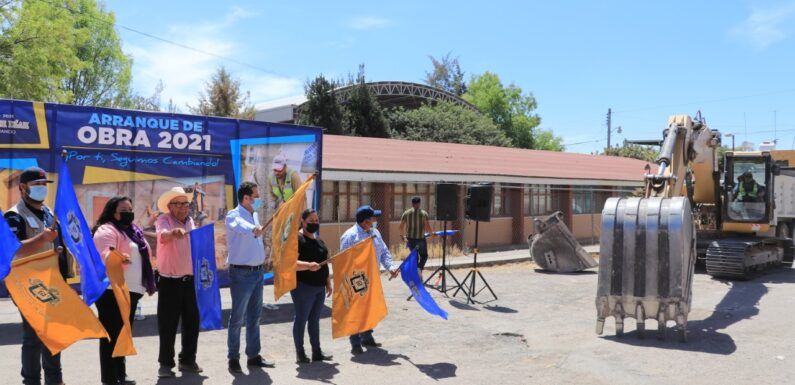 Benefician con obras públicas a delegación de Santa Marcia Transpontina