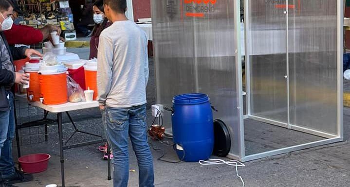 Instala Gobierno Municipal dos túneles sanitizantes