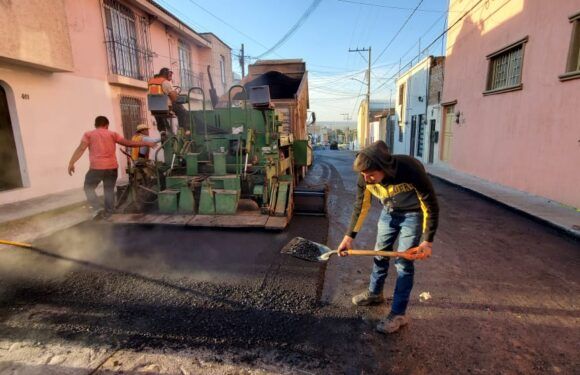 Está por concluir la rehabilitación de la calle Prolongación Miguel Leandro Guerra