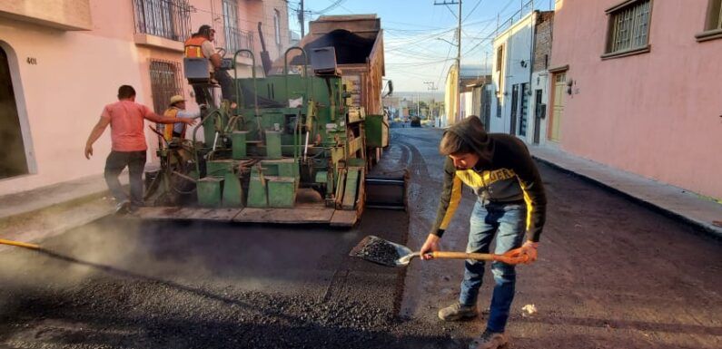 Está por concluir la rehabilitación de la calle Prolongación Miguel Leandro Guerra