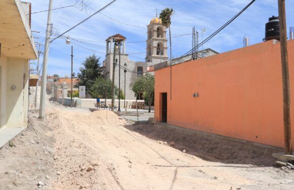Registran notables avances obras realizadas en Santa María de Enmedio
