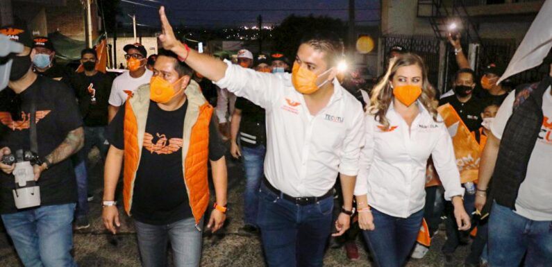 Arranca campaña Tecutli Gómez en el barrio de San Miguel