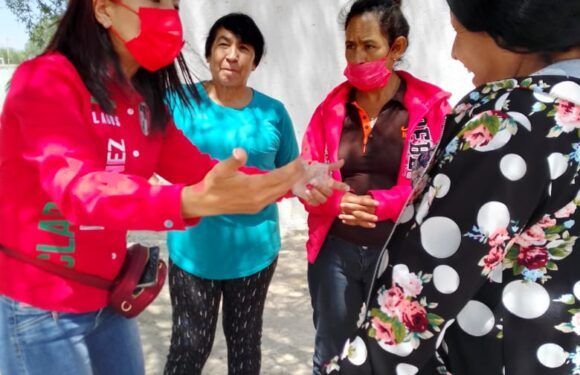 Recorre Clara Martínez zona norte de Lagos