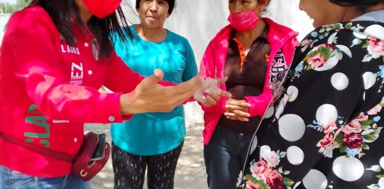 Recorre Clara Martínez zona norte de Lagos