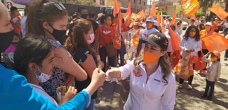 Con el apoyo de cientos de alteños y alteñas, Marcela Padilla de Anda arrancó campaña este domingo