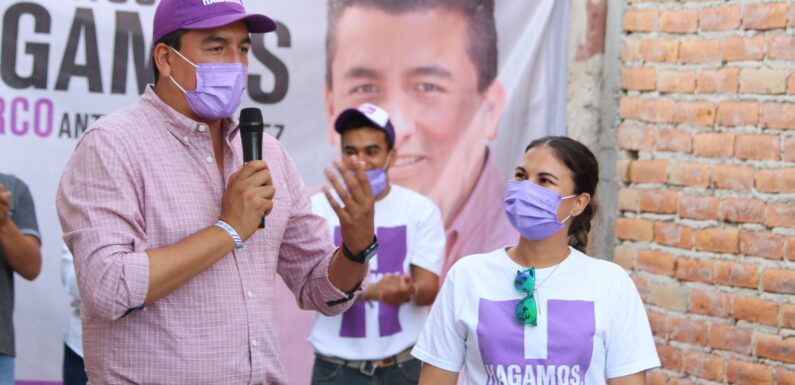 Visita Marco González el Tepeyac, La Isla y Municipio Libre