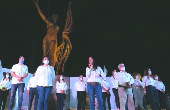 Arrancan campaña en la capital del estado candidatos a diputados federales por la coalición Va X México