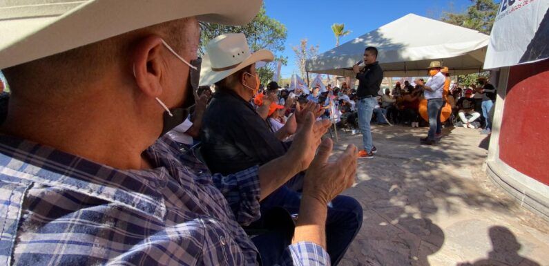 Tecutli Gómez termina segunda semana recorriendo la zona rural 