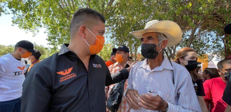 Tecutli Gómez mantiene el compromiso de continuar con el cambio en la zona rural