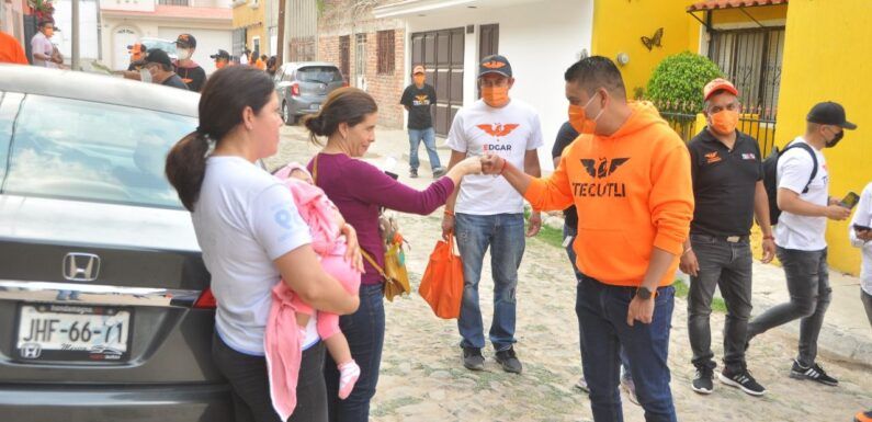 Tectuli Gómez visita a vecinos de Arboledas de San Martín, San Miguel 2 y Paso de las Ovejas