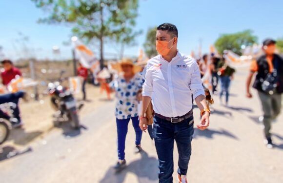 Tecutli Gómez cierra primera semana de campaña con gira por zona rural