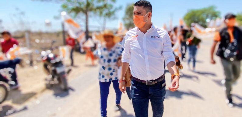 Tecutli Gómez cierra primera semana de campaña con gira por zona rural