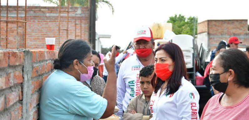 Visita Clara Martínez zona rural de Lagos