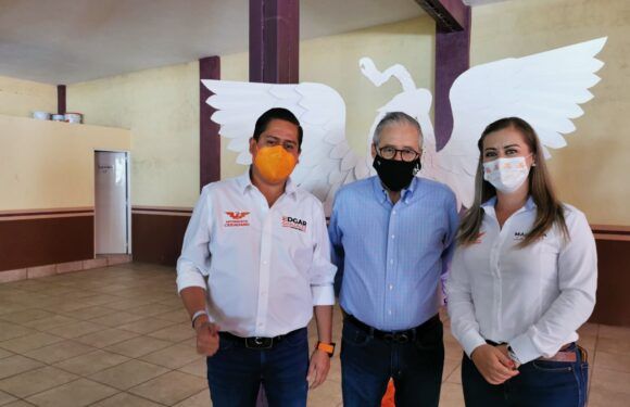 Apoya Enrique Ibarra a Marcela Padilla y candidatos naranjas