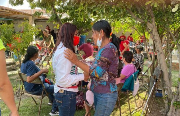 Los laguenses que quieren un cambio de verdad son los que confían en nosotros, dice Clara Martínez