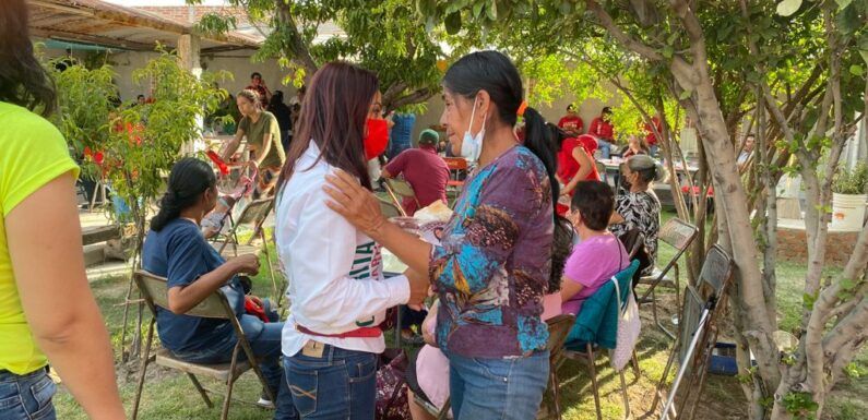 Los laguenses que quieren un cambio de verdad son los que confían en nosotros, dice Clara Martínez