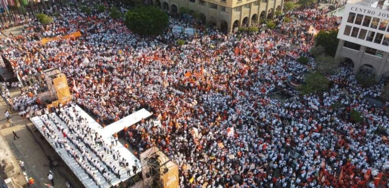 Con más de 80 mil ciudadanos, Marcel Padilla se presenta al cierre estatal de campañas