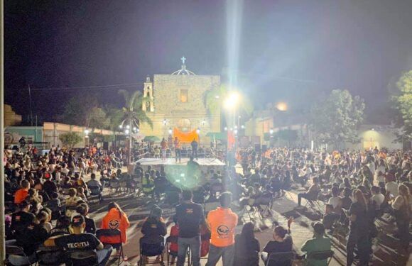 Tecutli Gómez realizó su cierre de campaña en el icónico Pueblo de Moya