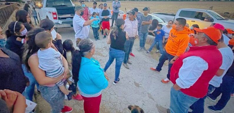 En Santa Elena y El Plan el cambio no se detendrá; Tecutli visita ambas colonias