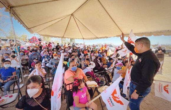 El cambio continuará por una zona rural más igualitaria; Tecutli Gómez visita la zona del 18 de Marzo