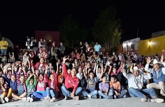 Cientos de personas demuestran su apoyo al candidato del PRI en Ojuelos Dr Tomás Gómez