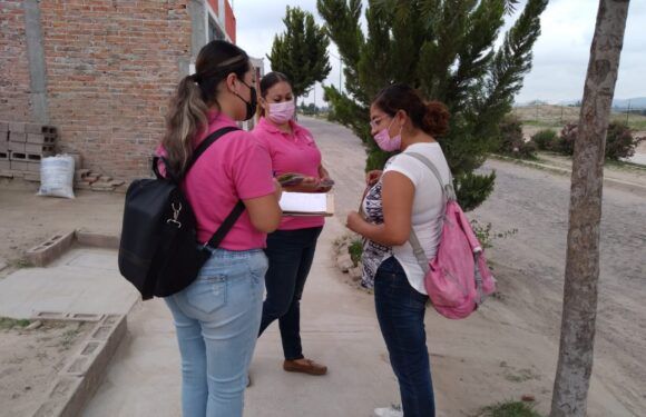 Brigada violeta recorre calles de la perla
