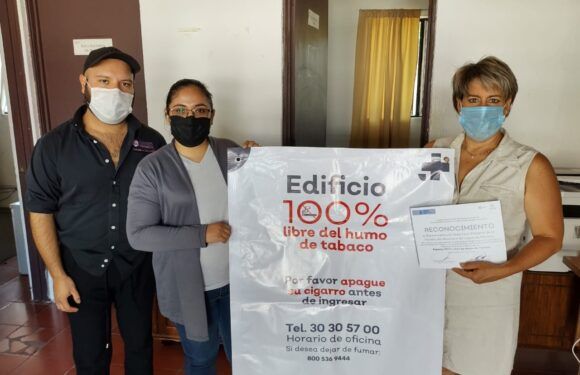 Certifican edificios del Gobierno Municipal como 100 % libres de humo de tabaco