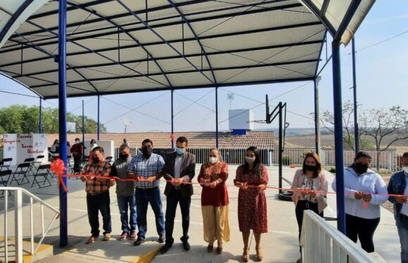 Inauguran domo en primaria Gregorio Torres