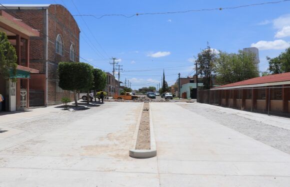 Registra avance del 95 por ciento renovación de la calle Niños Héroes