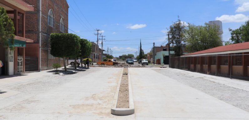 Registra avance del 95 por ciento renovación de la calle Niños Héroes