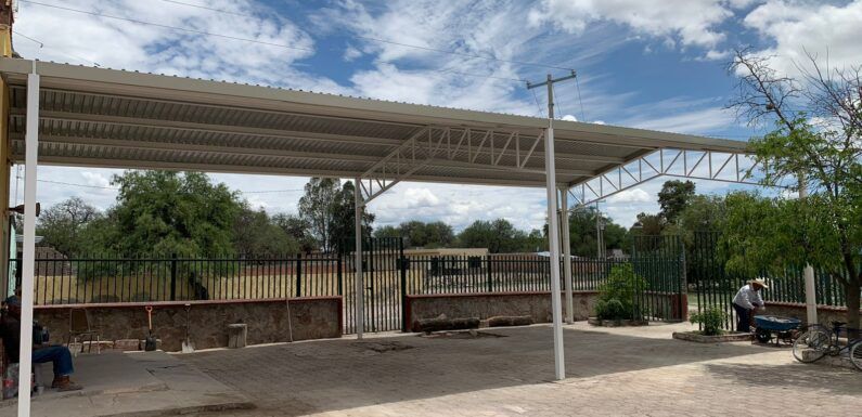 Construyen domo en la comunidad de La Pascuala  