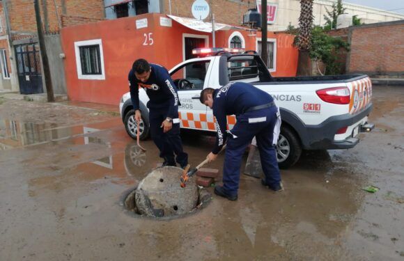 Gobierno Municipal realiza operativo en conjunto ante temporal de lluvias
