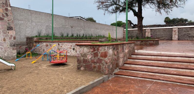 Concluye primera etapa de la plaza pública en la Delegación de Las Cruces