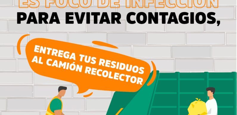 Exhortan autoridades municipales a evitar tirar basura en las calles  