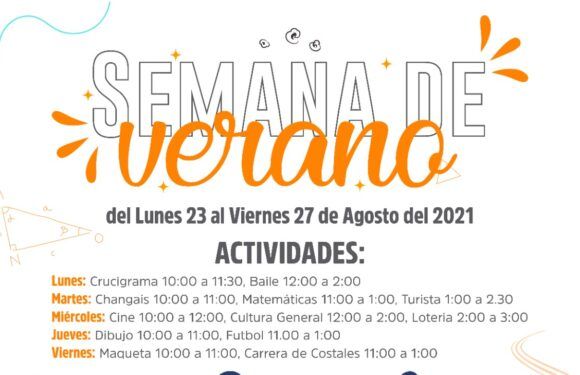 Centro comunitario de La Ladera te invita a participar en la Semana de Verano