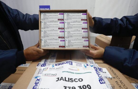 Recibe Jalisco más de 339 mil dosis de vacunas contra COVID-19